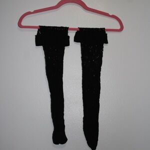 Black tights Heart Pattern